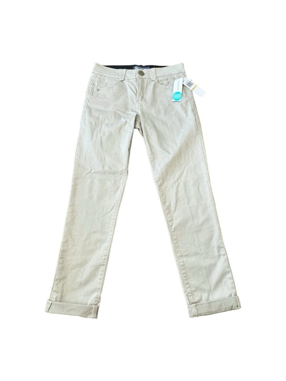 NWT Democracy “Ab"solution Khaki Colored Ankle Skimmer Pants B1176VMX2 Women’s 2